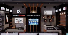  ออกแบบร้าน ติดตั้งร้าน iPhone studio ตึกคอมแลนด์มาร์ค อุดรธานี 